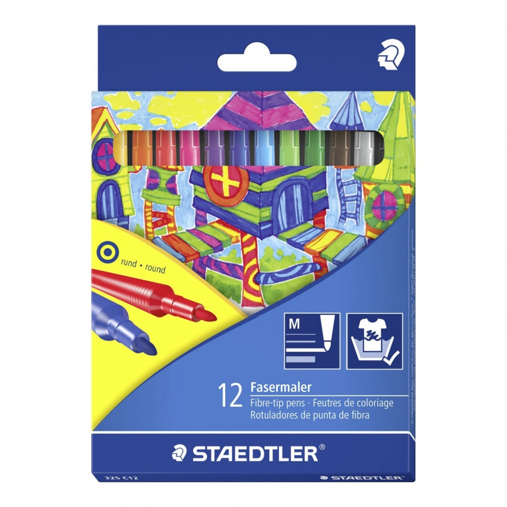 Carioca Staedtler Noris 1MM 12 culori/set cutie carton ST-325-C12