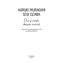 Încarcă imaginea în vizualizatorul Galerie, Pur si simplu despre muzica, Haruki Murakami, Seiji Ozawa
