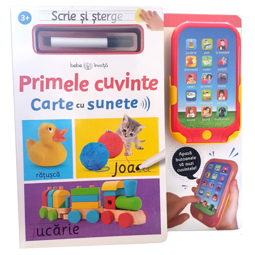 Scrie Si Sterge. Primele Cuvinte. Carte Cu Sunete